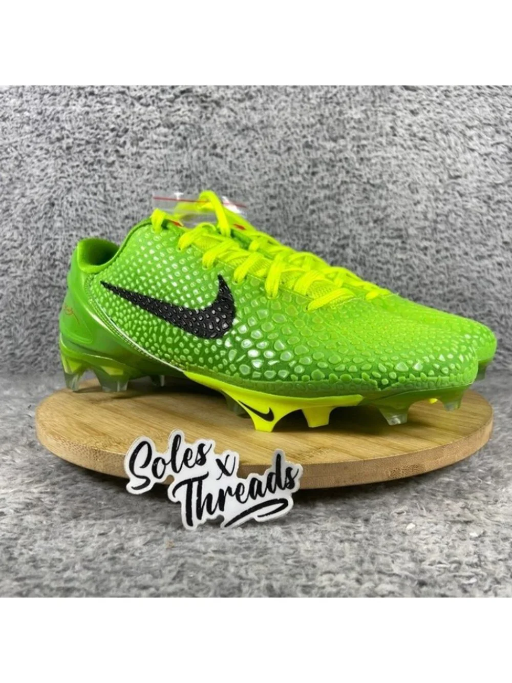 Nike Vapor Edge x Kobe 6 SE Grinch Football Cleats Size 10 Men FQ7645-300